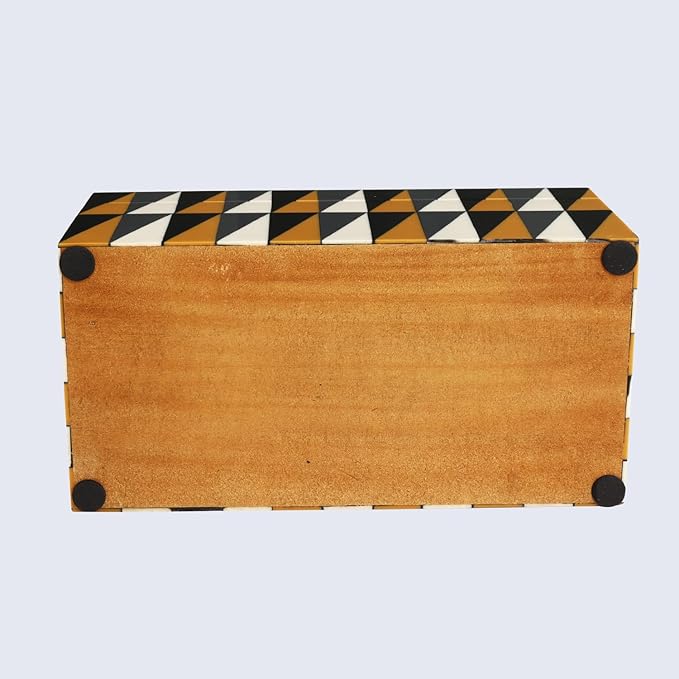 Handicrafts Home Handmade Puzzle Collection Decorative Jewelry Box Organizer – Keepsakes, Trinkets, and Home Decor – Antique Coffee Table Storage, Memory Box, Farmhouse Style Decor Guild, 10x5x5