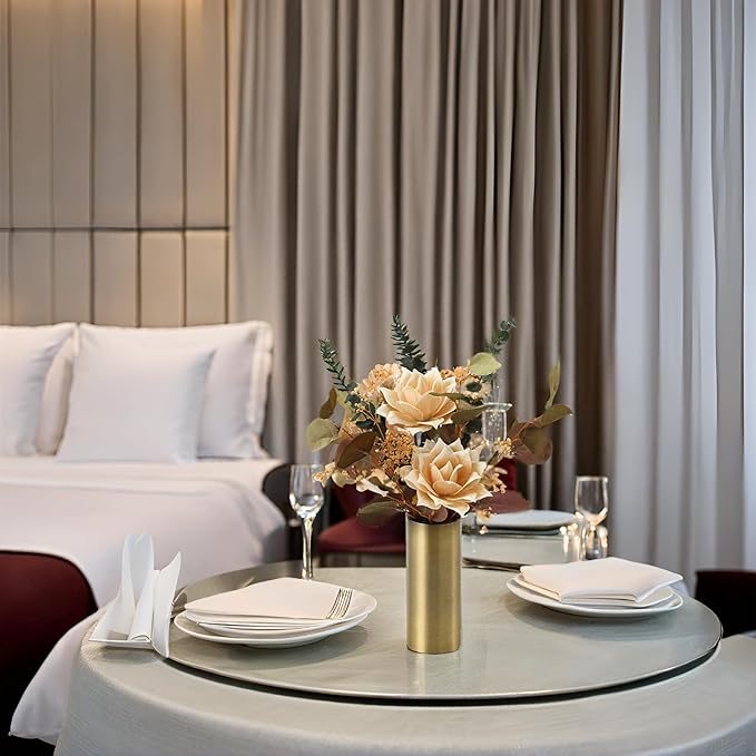 Timeless Luxe Bloom - Premium Artificial Fake Flower for Outdoor, Indoor, Garden, Home, Office, Bouquet Centerpiece Wedding, Event, Party Decoration (Eternal Charm Floral)