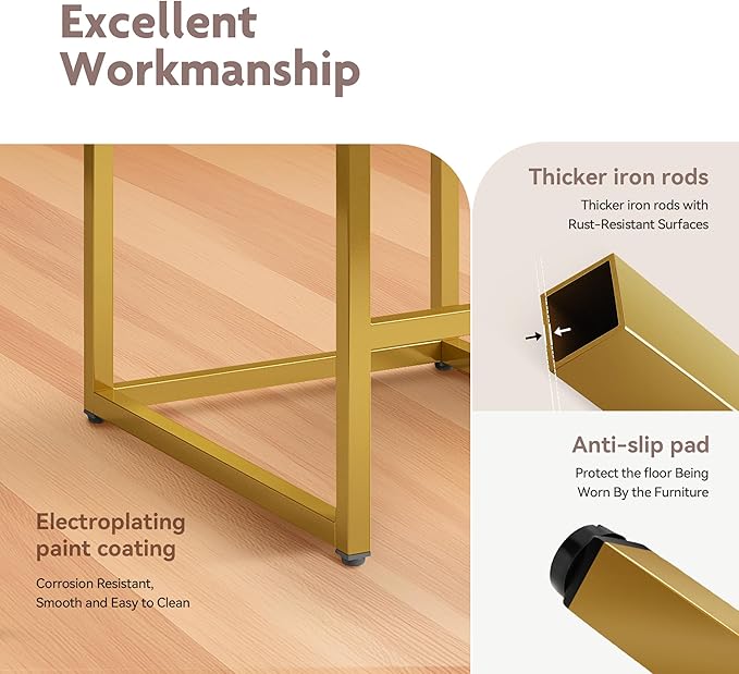 ALPHA HOME 24 Inch Bar Stools Set of 3 Kitchen Counter Stools with Back Pu Leather Counter Chair Counter Height Bar Stools with Upholstered Footrest Sturdy Chromed Metal Steel Frame, White