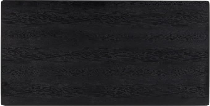 NTC Mingle 71 Inch Modern Design, Rectangular Dinner Table for Dining Room, Living Room Furniture, Effortless Assembly, Burnt Black