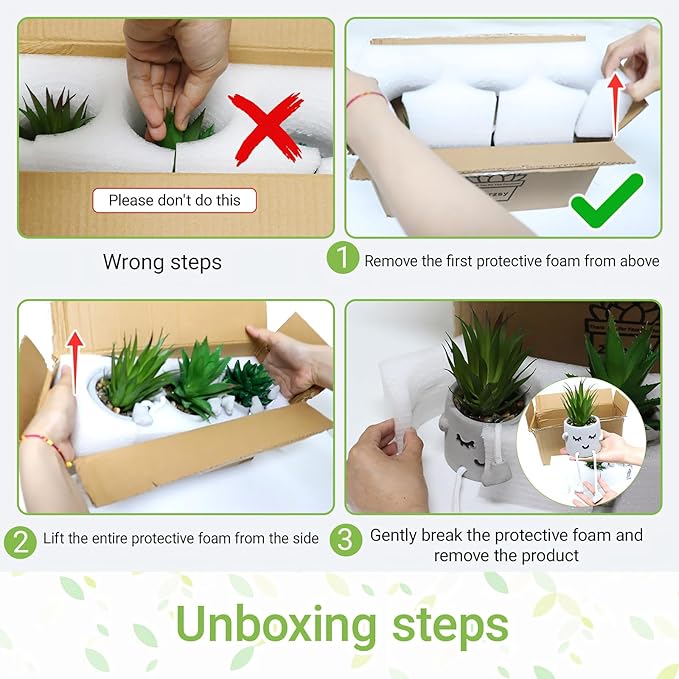 Zerzsy Artificial Succulent Set, Succulents Plants Artificial, Fake Mini Plants in Pots, Faux Plants Kitchen Shelf Desk Decor, Small Bathroom Decor for Shelves (3 PCS Set/B)