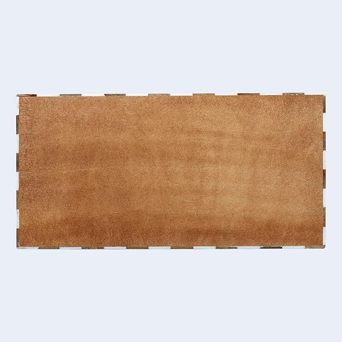 Handicrafts Home Marquet Chevron Decorative Box Shelf Decor, Dressing Table Organizer, Storage Box with Lid–Resin Inlay & Wood Organizer Box–Modern Decor, Keepsake, Jewelry Box for Women-10X5X5 Inch