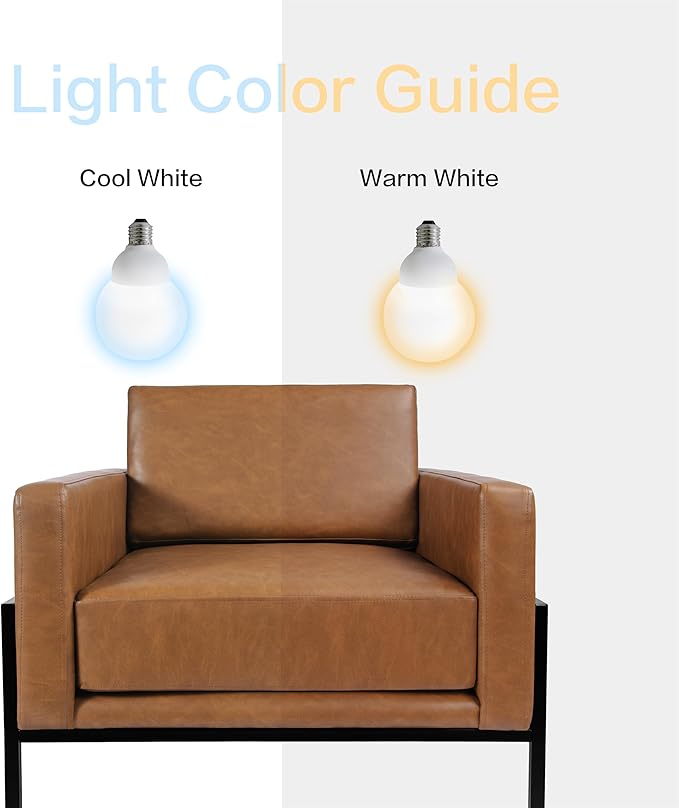 HomePop Modern Metal Frame Accent Chair Home Décor|Accent Chairs for Living Room & Bedroom - Carmel Faux Leather