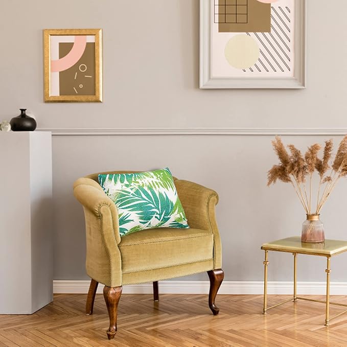 JMGBird Outdoor Pillows Set of 2 Outdoor Throw Pillows Waterproof with Insert Pillow 18×18 Inch Outdoor Pillow for Patio Furniture