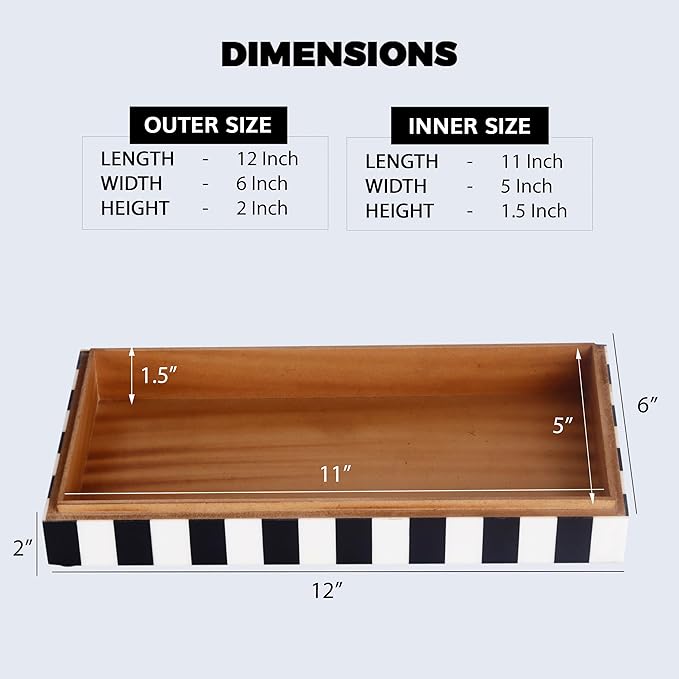 Handicrafts Home Handmade Puzzle Collection Decorative Jewelry Box Organizer – Keepsakes, Trinkets, and Home Decor – Antique Coffee Table Storage, Memory Box, Farmhouse Style Decor Check, 12x6x2