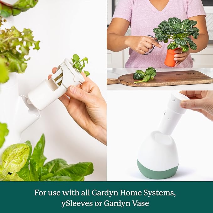 Gardyn yPods - Use with All Home Vertical Indoor Garden Hydroponics Growing System Kits - ABS-Plastic yPods for Vertical Hydroponic Garden Towers - Gardyn Vase Hydroponic Accessories - 10 Pack