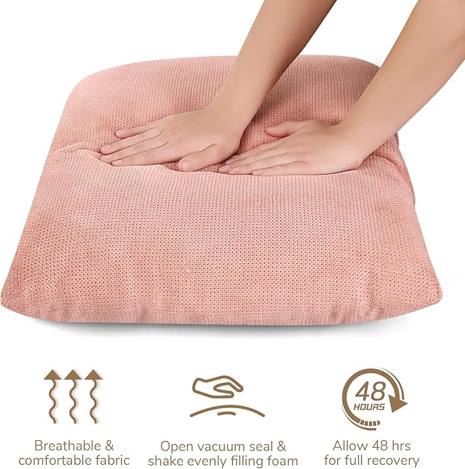 Peace nest Comfy Accent Chair Modern Living Room Bedroom Armchair with Mental Frame Comfortable Shredded Foam Cushion for Balcony Lounge Reading Meeting Room Pink