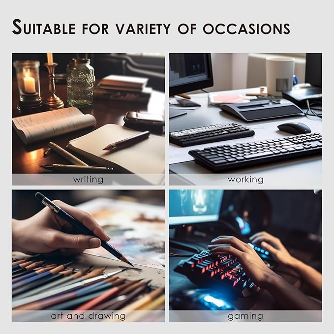 Cork Desk Mat - Dual-Sided Desk Pad for Office and Home - Desk Organization and Accessories - Ideal for Large Mouse Pad and Desk Mats on Top of Desks(Light Blue,90cmx 43cm)