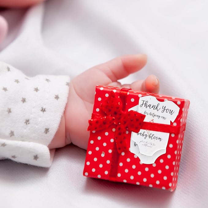 Plantable Onesie Seed Paper – 15 Pink Baby Shower Favors for Guests with Wildflower Seeds, Baby Shower Gifts for Guest