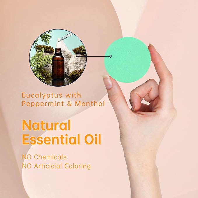 Shower Steamers Aromatherapy, 30-Pack Shower Steamer for Women Men, Shower Bombs with Essential Oils Stress Relief and Self Care, Birthday Gift for Mom, Dad, Wife, Daughter, Son, Friends