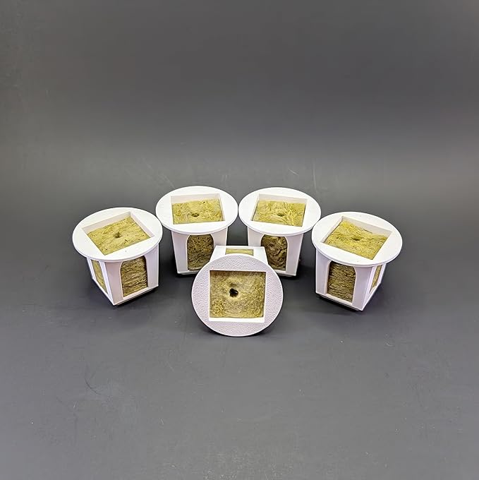 Grow Cubes for Hydroponic System/Compatible with Gardyn (10 Cubes+Rockwool)
