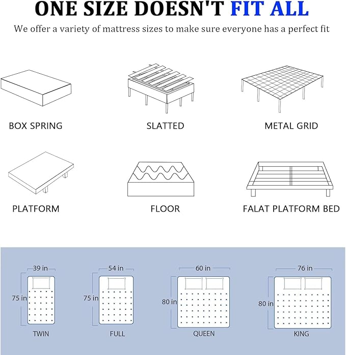 Twin Size Mattress in a Box 10 Inch Hybrid Mattress [Enhanced Stability], Medium Firm Feel with Memory Foam and Pocket Springs, Reinforced Edge Support