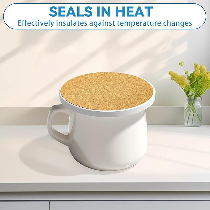 Seashell Coasters Set of 4, Starfish Beach Theme Round 4" Cup Coasters with Cork Base, Absorbent Ceramic Stone Coaster for Table Home Décor, Ideal Gifts for Women Men