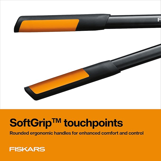 Fiskars 25-Inch Loppers for Tree Trimming, Heavy Duty, Sharp Steel Blade Tree Branch Cutter with up to 1.75" Diameter Cut Capacity, PowerGear2 Design with Compound Action for More Power, Hand Loppers