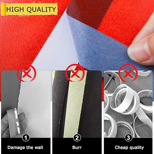 Premium Blue Painters Tape, Masking Master Tape, Paint Tape for Multi-Purpose, Painting, Painter's, DIY Crafts Arts (1.88in, 60.1yd x 3 Rolls = 180.3yd) Decoration Labeling No Residue, Easy Removal