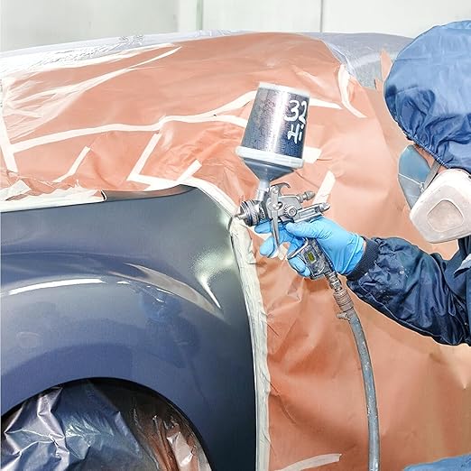 KICNIC White Masking Tape 3 Pack, General Purpose Painter's Tape 0.7inch x 60yard, 180 Yards Total, Beige Crepe Paper Tape for Painting, Labeling, Packing, Craft, Art