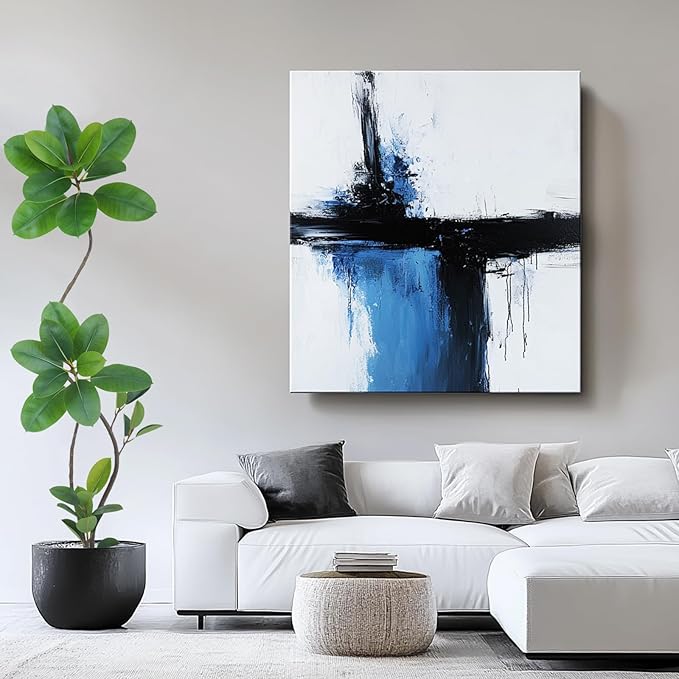 Artificial Rubber Tree Plant, 6ft Tall, Green with Round Planter, All Season Home Decor (Green,6ft)