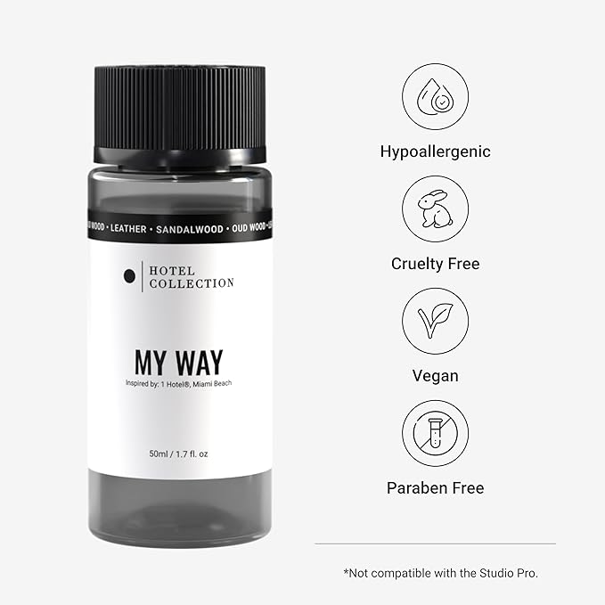 Hotel Collection Diffuser Oil - My Way - Aromatherapy Essential Fragrance Oil - Sandalwood, Warm Virginia Cedar & Beautiful Iris - 50ML 1.7 Fl oz