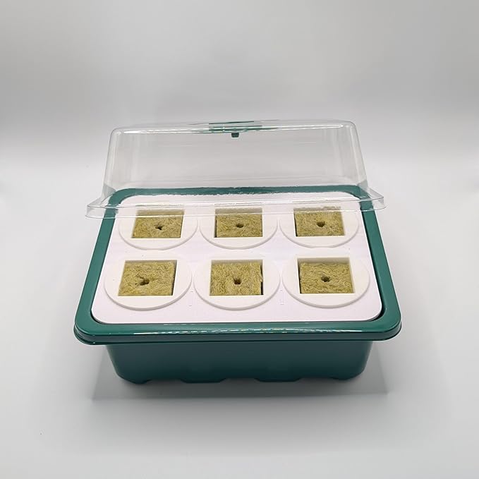 Grow Cubes for Hydroponic System/Grow Cubes Compatible with Gardyn (Seed Starter Nursery + w/Rockwool)