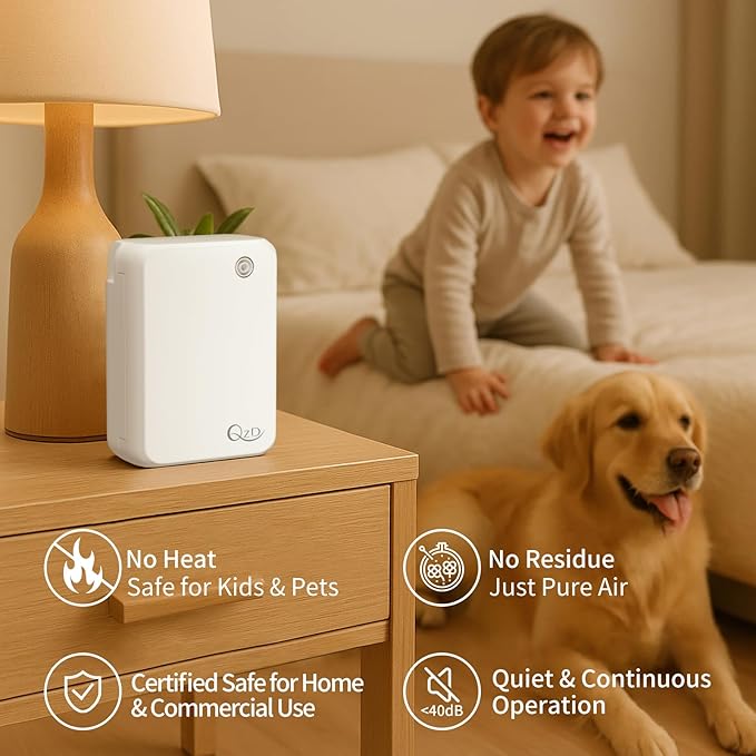 Smart Scent Air Machine with 500ML Capacity, Waterless Cold Air Diffuser for Home & Commercial Use, Covers up to 2500 Sq.Ft, Includes 160ML LUNEVIA Aromatherapy Oil