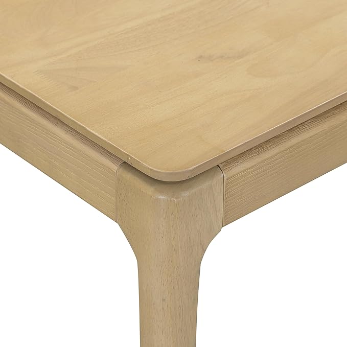 NTC Mingle Desk 47 Inch Modern Design, Rectangular Dinner Table for Dining Room, Living Room Furniture, Effortless Assembly - Sand