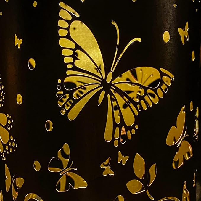 Christmas Gifts for Women, 4 Pack Butterfly Birthday Gifts for Women Mom Grandma Solar Lanterns Outdoor Waterproof Garden Decor Hanging LED Decorative Light for Patio Yard Lawn Gardening Gifts