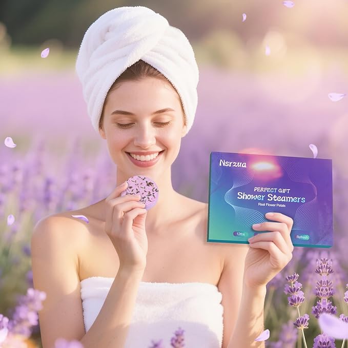 Shower Steamers Aromatherapy Birthday Gifts for Women-12 Pack Mothers Day Gifts,Gifts for Grandma,Wife,Mothers,Stress Relief and Relaxation Gifts for Women and Men