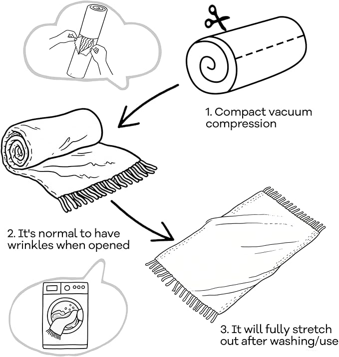 inhand Green Christmas Throw Blanket for Couch and Bed, Birthday Gifts for Women Teen Girl Friend Home Decor Knitted Twin Size Blanket, Outdoor Lightweight Farmhouse Warm Woven Decorative, 60"x80"