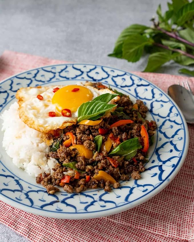 Live Green Rama and Purple Krishna Tulsi. for Puja with Indian Smell. Fresh, Edible with Growing Guide. Indoor/Outdoor. (Rama+Kris Tulsi in Sac)