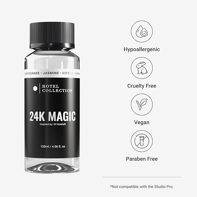 Hotel Collection Diffuser Oil - 24K Magic - Aromatherapy Essential Fragrance Oil - Citrus, Lemongrass, and Jasmine - 120mL 4.1 Fl oz