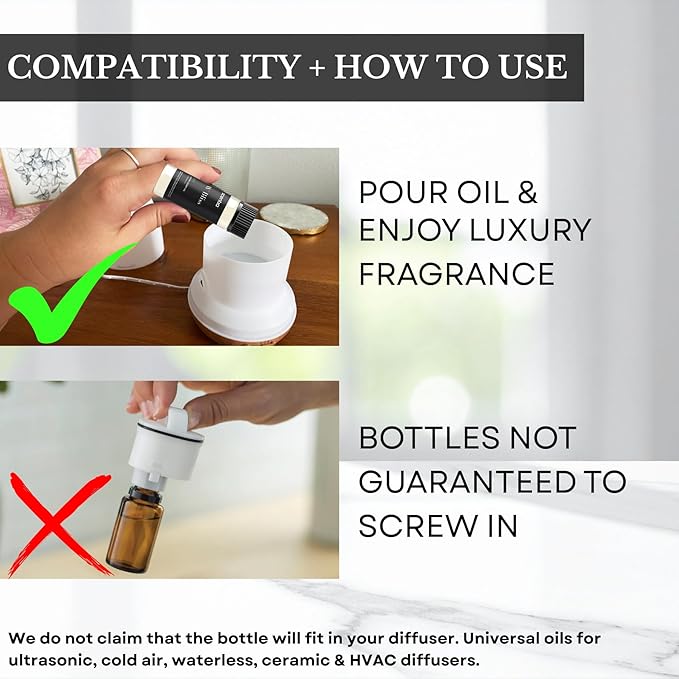 Scentia Hotel Diffuser Oil | Aromatherapy Fragrances Inspired by 5-Star Hotels | Luxurious Scents Gift Set - 3 x 20ml Bottles Set - The 1 Hotel Miami, W Hotels - Thanksgiving & Holiday Gift