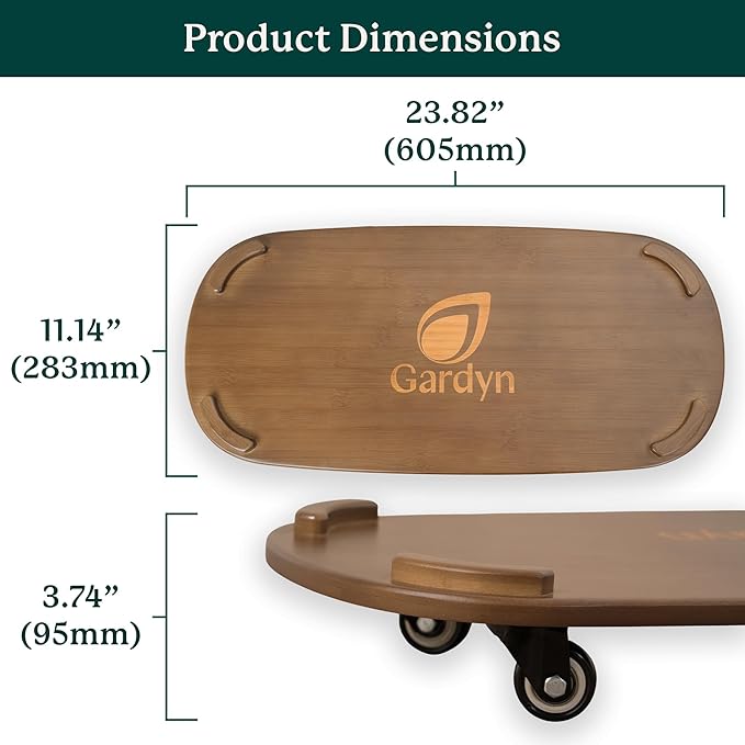 Gardyn Home Dolly - Mobile Rolling Cart for Hydroponics Growing System Kit & Indoor Garden Tower - Easily Move Your Hydroponic Systems While Protecting Your Floors from Water Drops, Scratches, & Marks