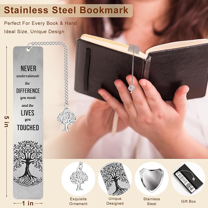 Stationery Set for Women, Bible Journaling Kit, 3PCS A5 Spiral Notebooks, Gel Pens, Steel Bookmark, Sticky Notes & Tabs, Gift Box - Aesthetic Gift Set for Work Students School Office Supplies