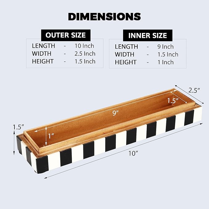 Handicrafts Home Handmade Puzzle Collection Decorative Jewelry Box Organizer – Keepsakes, Trinkets, and Home Decor – Antique Coffee Table Storage, Memory Box, Farmhouse Style Decor Check, 10x2.5x1.5