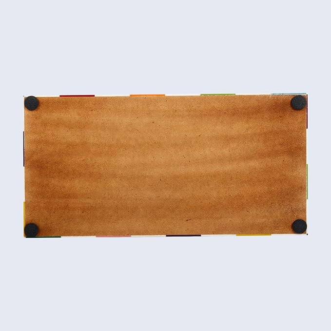 Handicrafts Home Handmade Medley Jester Collection Decorative Jewelry Box Organizer – Keepsakes, Trinkets, and Home Decor – Antique Coffee Table Storage, Memory Box, Farmhouse Style Decor, 12x6x2