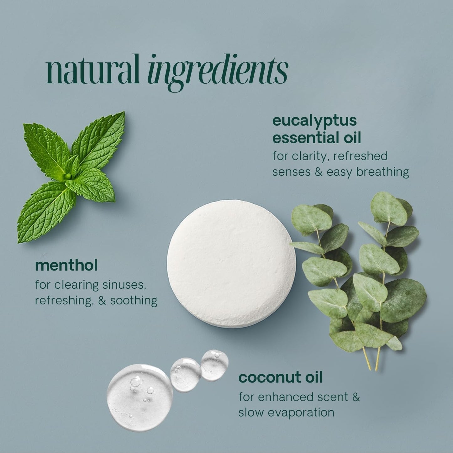 Aromatherapy Shower Steamers - Made in USA with Natural Eucalyptus Essential Oils - Birthday Gifts for Women and Men, Stress Relief & Relaxation