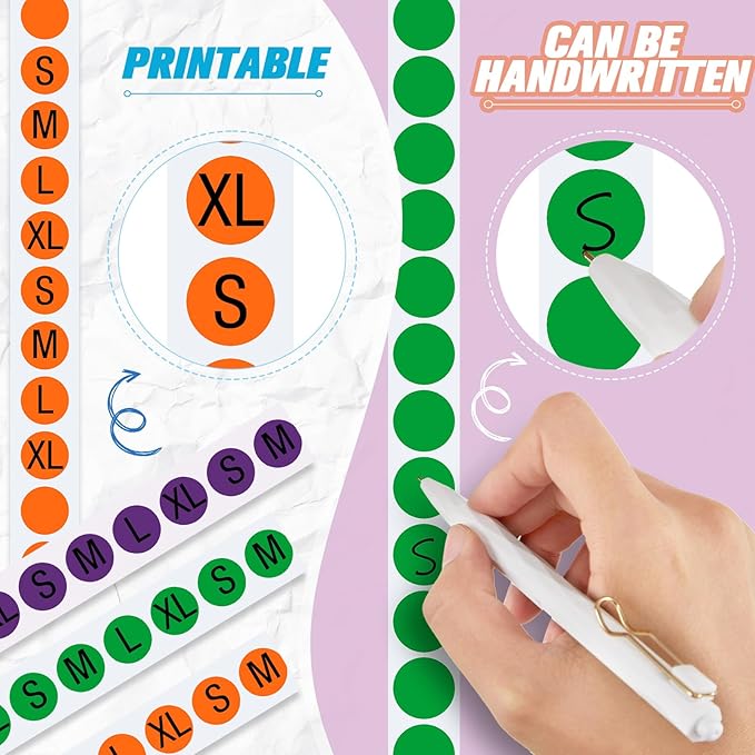 22500 Pcs 3/4 in Round Color Coding Labels Roll Adhesive Solid Colors Dot Stickers Assorted Colored Circle Dot Label for Back to School Inventory Organize File Classification, 15 Colors