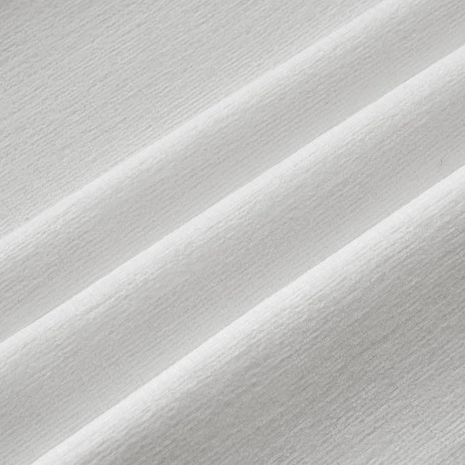 MIULEE White Couch Pillow Covers 18x18 Inch, Set of 2 Soft Chenille Decorative Square Throw Pillow Covers Farmhouse for Sofa Living Room Bed