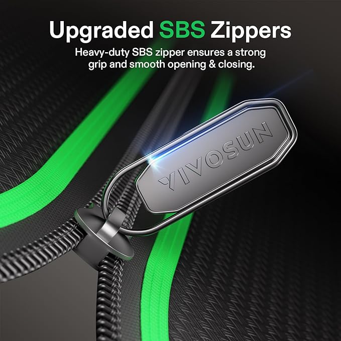 VIVOSUN P426 48"×24"×72" PRO Grow Tent, with Thick 1 inch Poles, Strengthened High Reflective Mylar Oxford Fabric, Extra Hanging Bars & High CFM Kit for Hydroponics Indoor Plant for AeroLight A200SE