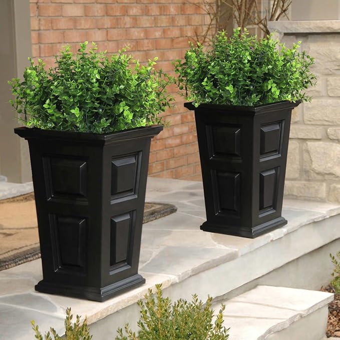 RECUTMS Artificial Boxwood Stems Fake Plant 12 Large Pieces, Faux Farmhouse Greenery Shrubs to Brighten up Your Wedding Home Kitchen Garden Patio Yard Indoor Outdoor Decor(Eucalyptus)