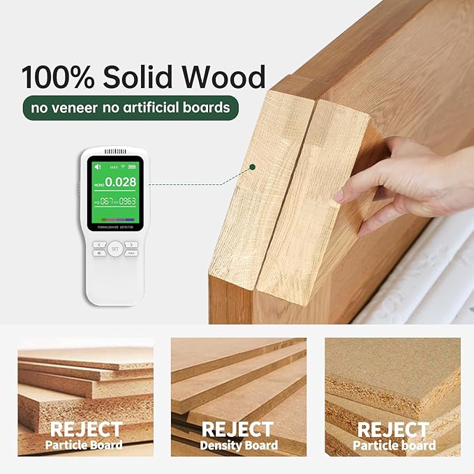 100% Solid Wood Round Coffee Table, Small Coffee Table w/Sturdy Legs, Wood Side Table for Bedroom Balcony Living Room (23.62" D x 13.78" H)