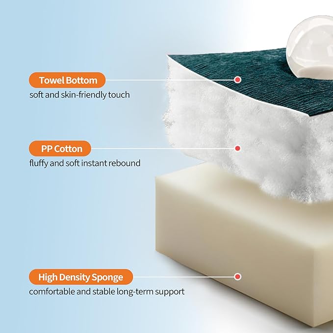 Oversized Rocker Recliner Chair for Adult, Ergonomic Nursery 150° Recliner Chair with Footrest,Extra Wide Manual Recliners,Upholstery Overstuffed Soft Rocking Sofa Chair,Blue