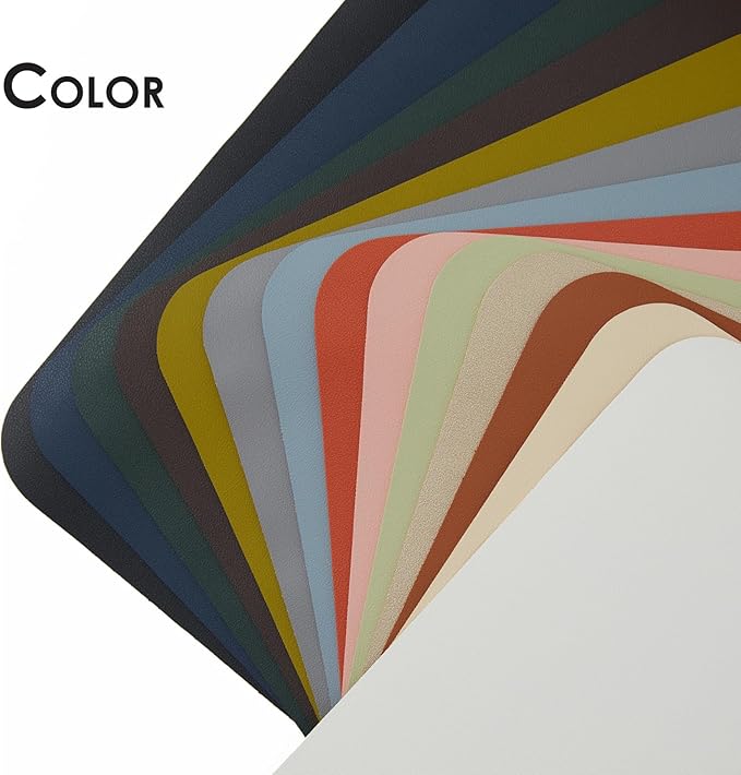 Cork Desk Mat - Dual-Sided Desk Pad for Office and Home - Desk Organization and Accessories - Ideal for Large Mouse Pad and Desk Mats on Top of Desks(White,27.6"x 13.8")