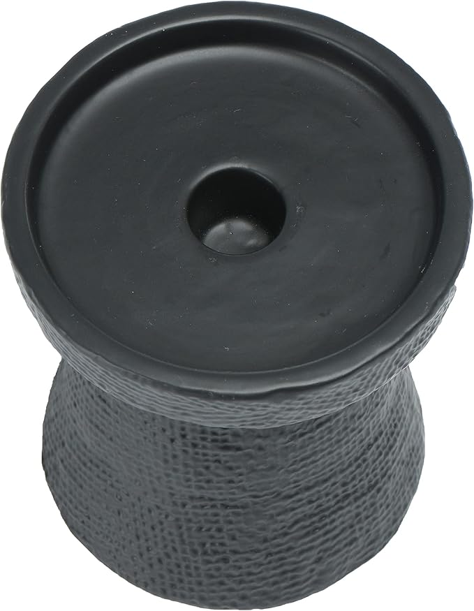 Main + Mesa Stoneware Pillar & Taper Candle Holders, Set of 2