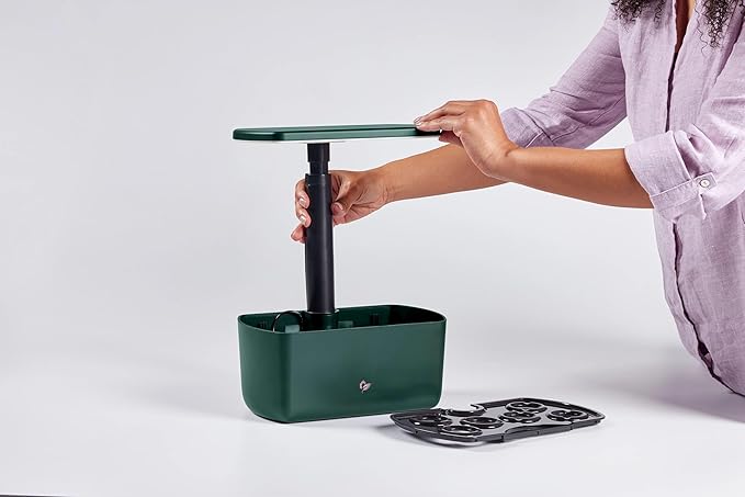 AeroGarden Harvest Lite, Indoor Garden Hydroponic System with LED Grow Light, Holds up to 6 AeroGarden Pods, Green