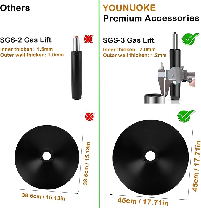 YOUNUOKE Counter Height Bar Stools Set of 2, Adjustable Swivel Stool Chairs with Back, Brown Faux Leather Upholstered, Mid-Century Modern Barstools for Kitchen Island, Dining Room, Home Bar, Bistro