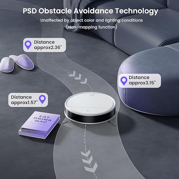 OKP K5 Pro Robot Vacuum and Mop, 3 in 1 Mopping Robotic Vacuum with 5000Pa Suction Power, 180 Mins Runtime, Quiet Design, Wi-Fi/APP/Alexa/Remote Control, Good for Hard Floors and Pet Hair Pick Up