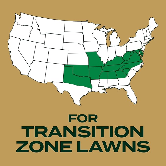 Scotts EZ Seed Patch & Repair Southern Gold Blend for Tall Fescue Lawns, Mulch, Grass Seed and Fertilizer for Bare Spots and Repair, Bred for The South, 3.75 lbs.