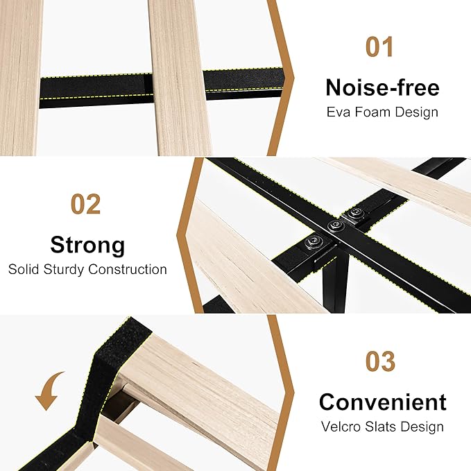 Full Bed Frame, Soft Teddy Fleece Upholstered Platform Bedframe with Thickened Rounded Corners Headboard Footboard, Modern Curved Shaped Cloud Bed Frame with LED Lights, No Box Spring Needed, Pink