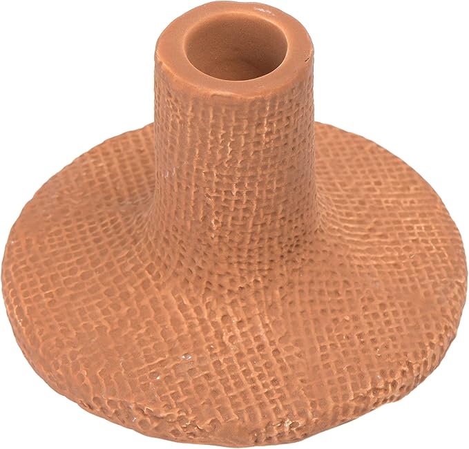 Main + Mesa Stoneware Taper Candle Holders, Set of 3